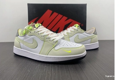 Hyperoad Low White-Green Jordan Air Nike 1 0904